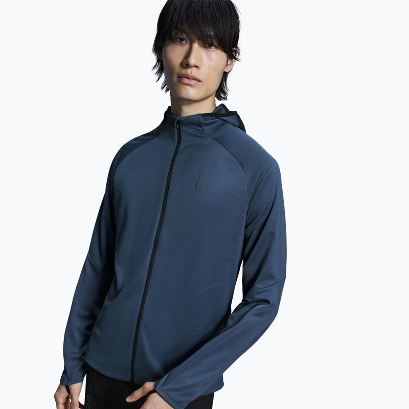 Bluza do biegania męska On Climate Zip Hoodie blue 5