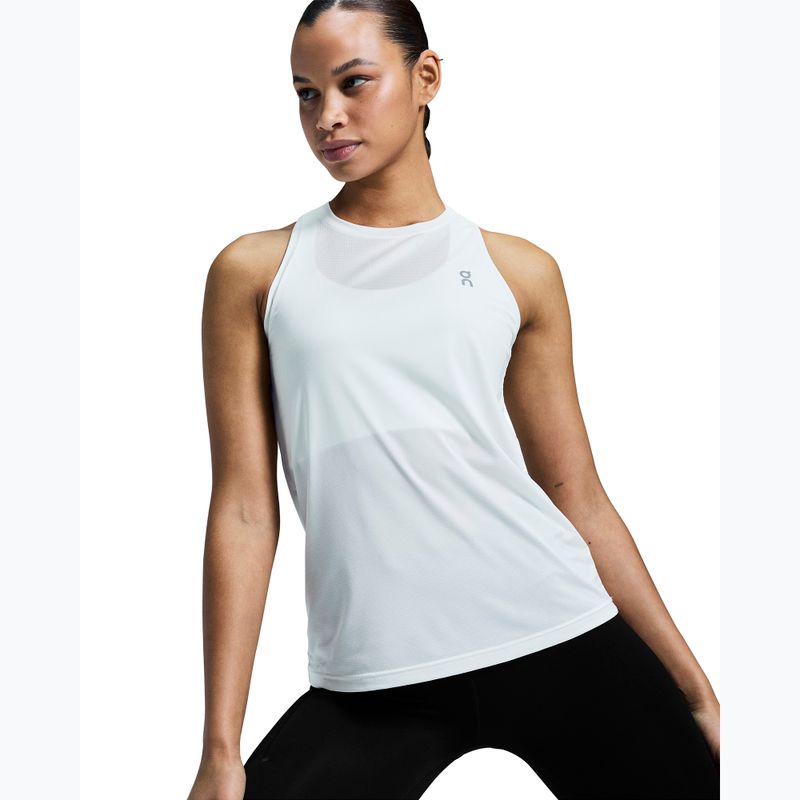 Koszulka do biegania damska On Core Tank undyed-white 5