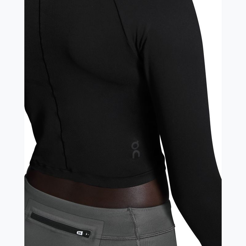 Top do biegania damski On Running Movement Long-T Crop black 6