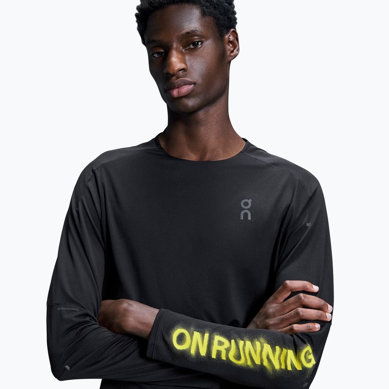 Longsleeve do biegania męski On Performance Long-T Lumos black 6