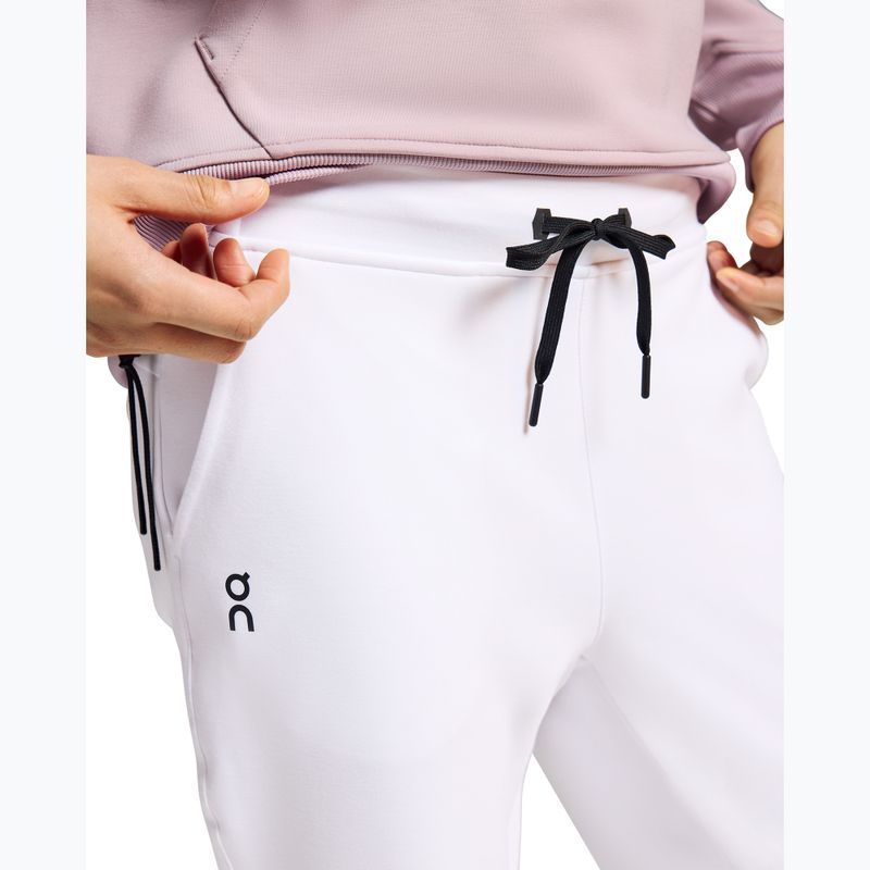 Spodnie treningowe damskie On Running Sweat white 5