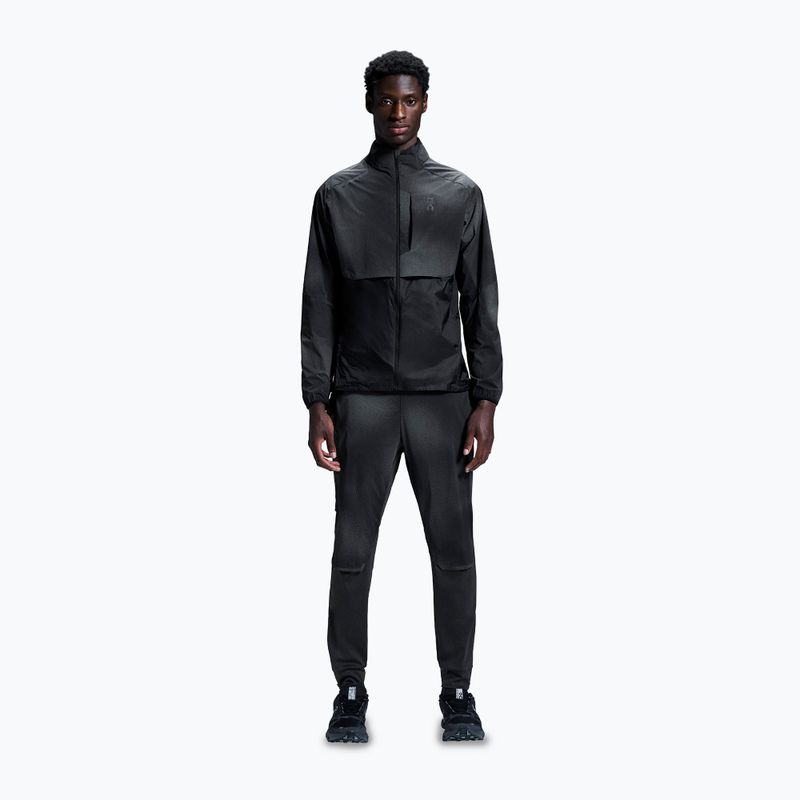 Spodnie do biegania męskie On Running Weather Pants Lumos black 2