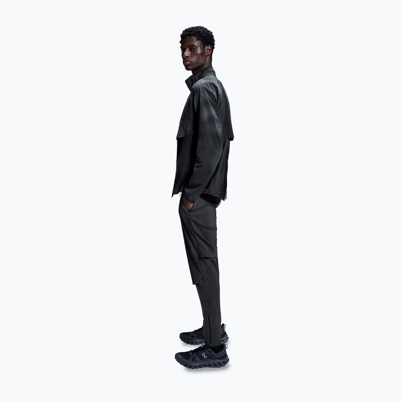 Spodnie do biegania męskie On Running Weather Pants Lumos black 4