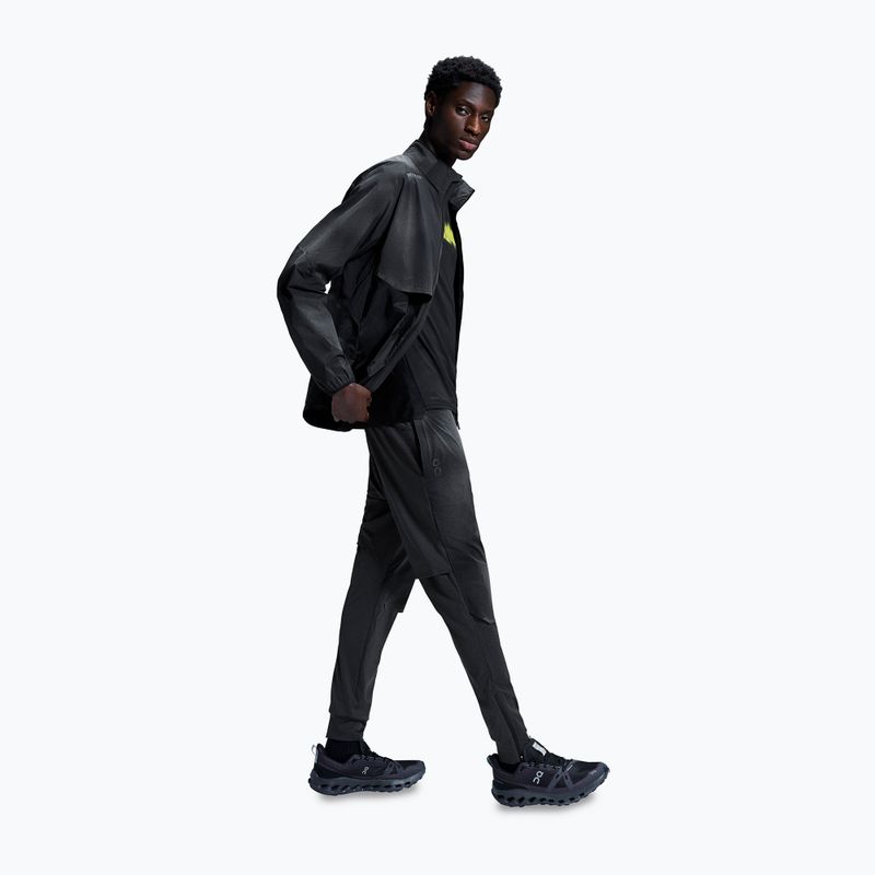 Spodnie do biegania męskie On Running Weather Pants Lumos black 5