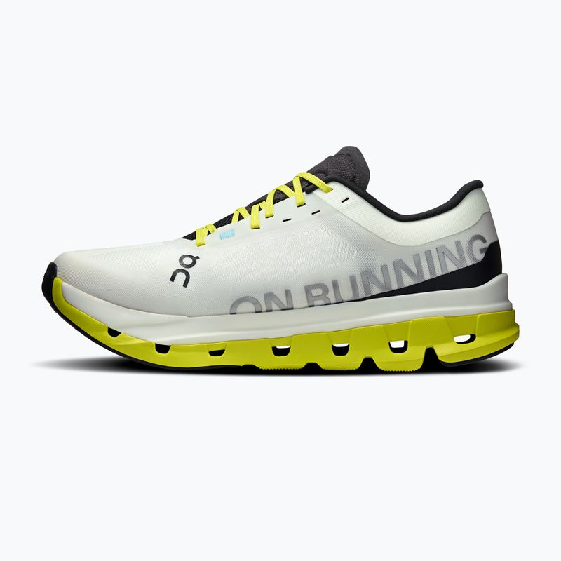 Buty do biegania męskie On Running Cloudflow 5 white/lime 2