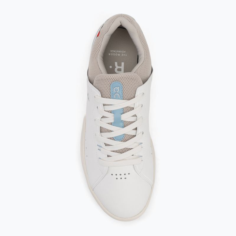 Buty męskie On Running The Roger Advantage white/sand 5
