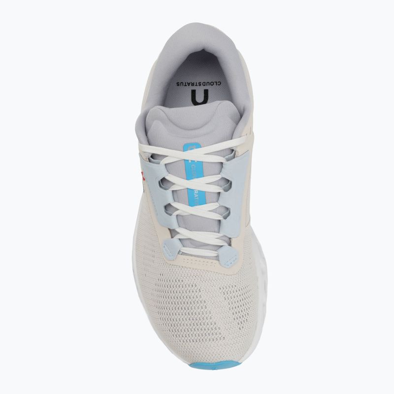 Buty do biegania damskie On Running Cloudstratus 3 cream/arctic 5