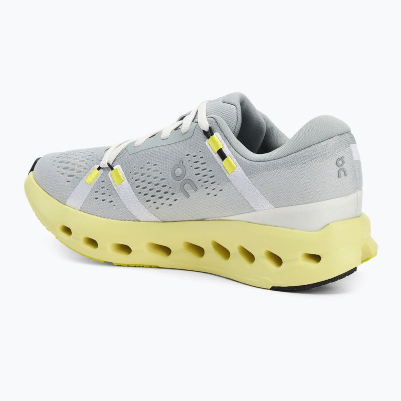 Buty do biegania damskie On Running Cloudsurfer 2 glacier/limelight 3