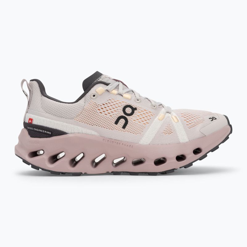 Buty do biegania damskie On Running Cloudsurfer Trail silver/mauve 2