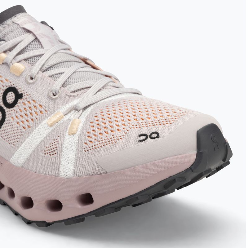 Buty do biegania damskie On Running Cloudsurfer Trail silver/mauve 7