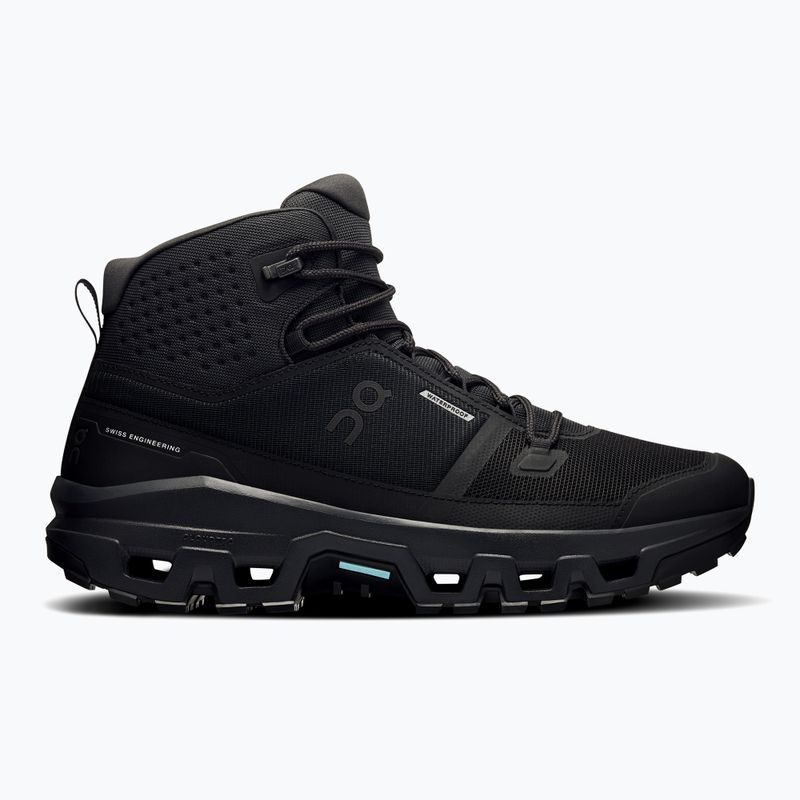 Buty męskie On Running Cloudrock Mid Waterproof black/black