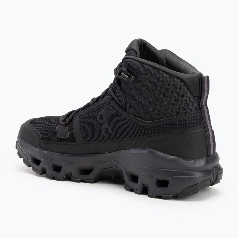 Buty męskie On Cloudrock Mid Waterproof black/black 3