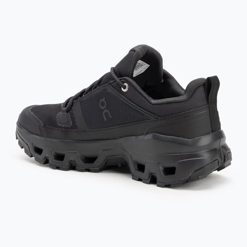 Buty damskie On Cloudrock Low Waterproof black/black 3