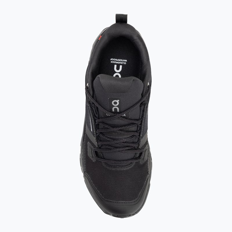Buty damskie On Running Cloudrock Low Waterproof black/black 5