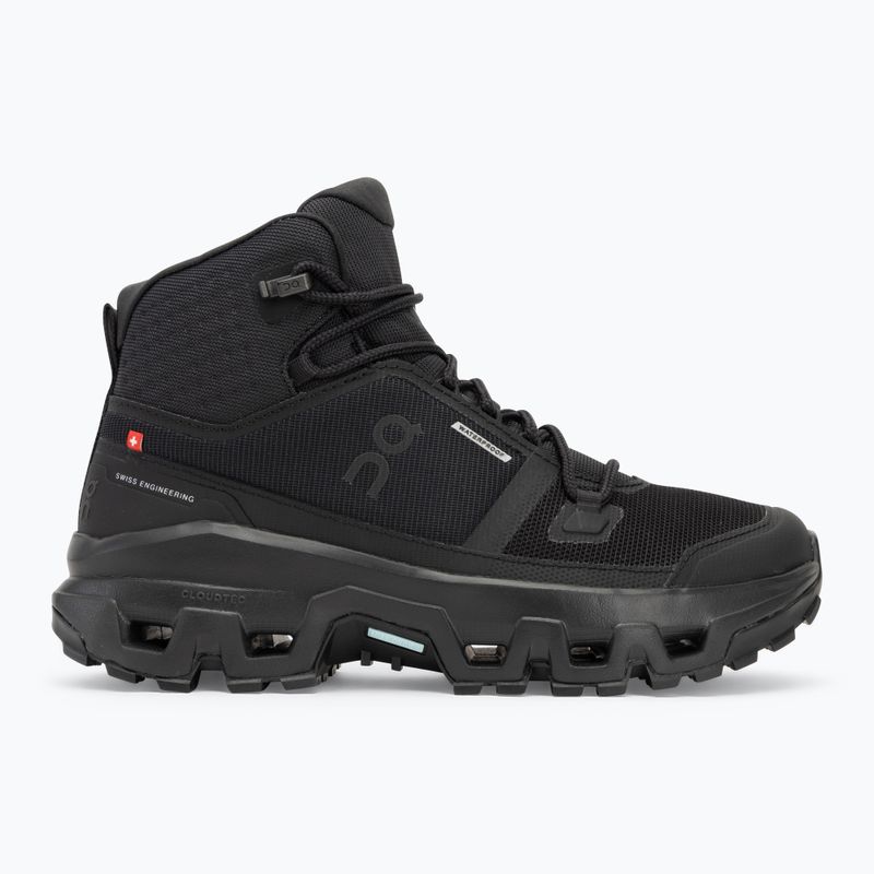 Buty damskie On Running Cloudrock Mid Waterproof black/black 2