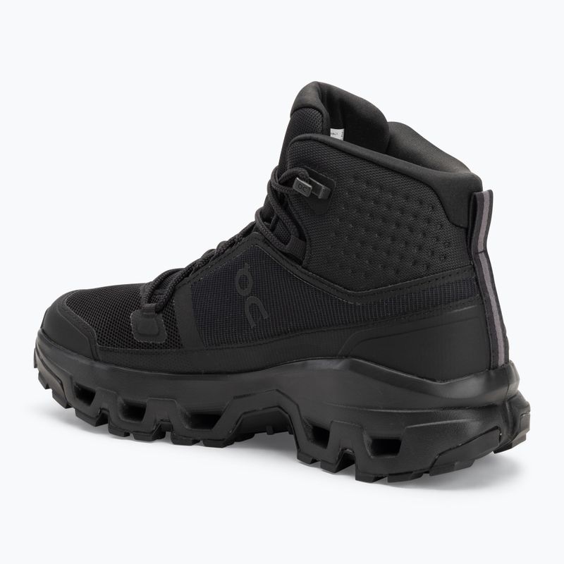 Buty damskie On Cloudrock Mid Waterproof black/black 3