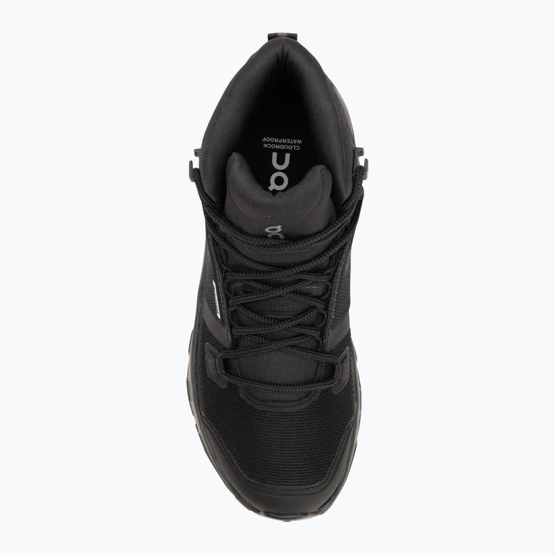Buty damskie On Running Cloudrock Mid Waterproof black/black 5