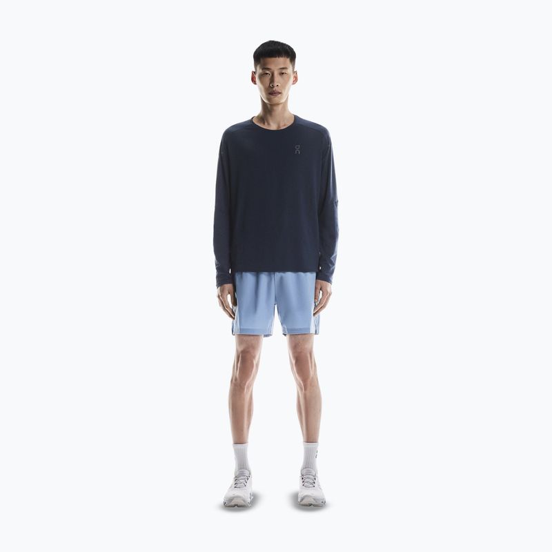 Longsleeve do biegania męski On Performance Long-T navy/black 2