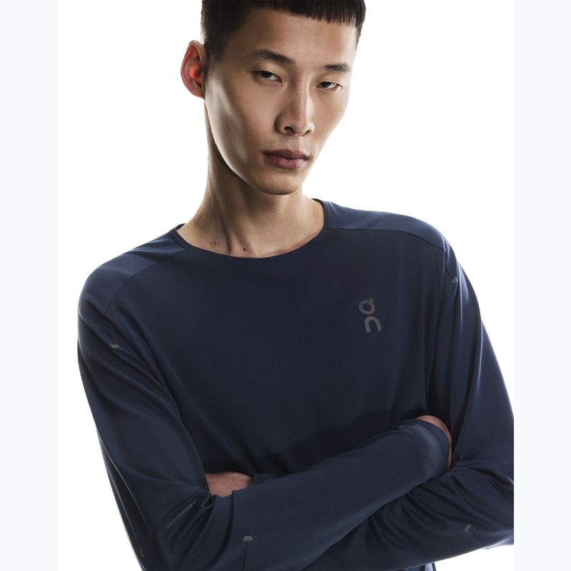 Longsleeve do biegania męski On Performance Long-T navy/black 5
