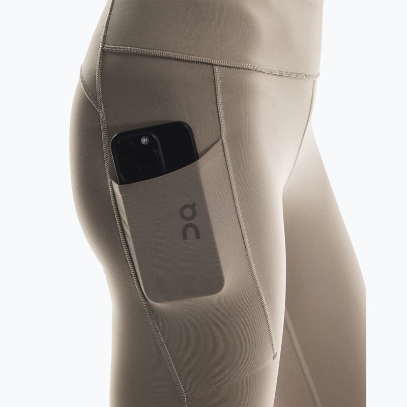 Legginsy treningowe damskie On Performance Tights 7/8 cinder 8