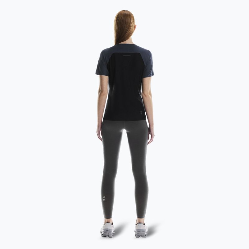 Koszulka do biegania damska On Performance-T navy/black 3