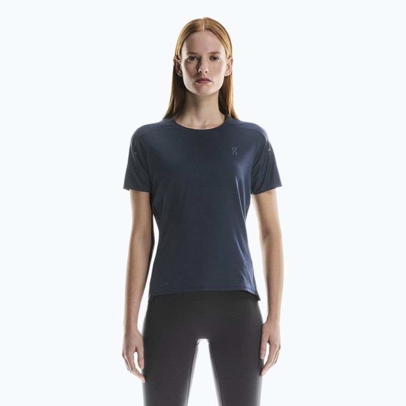 Koszulka do biegania damska On Performance-T navy/black 4
