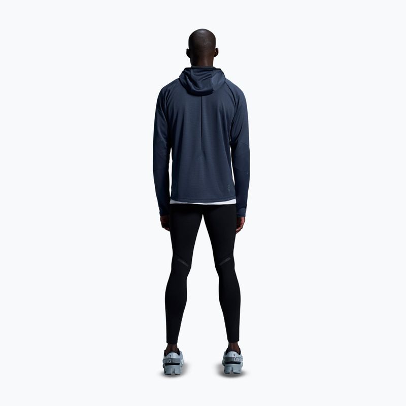 Bluza do biegania męska On Running Climate Zip Hoodie midnight 3