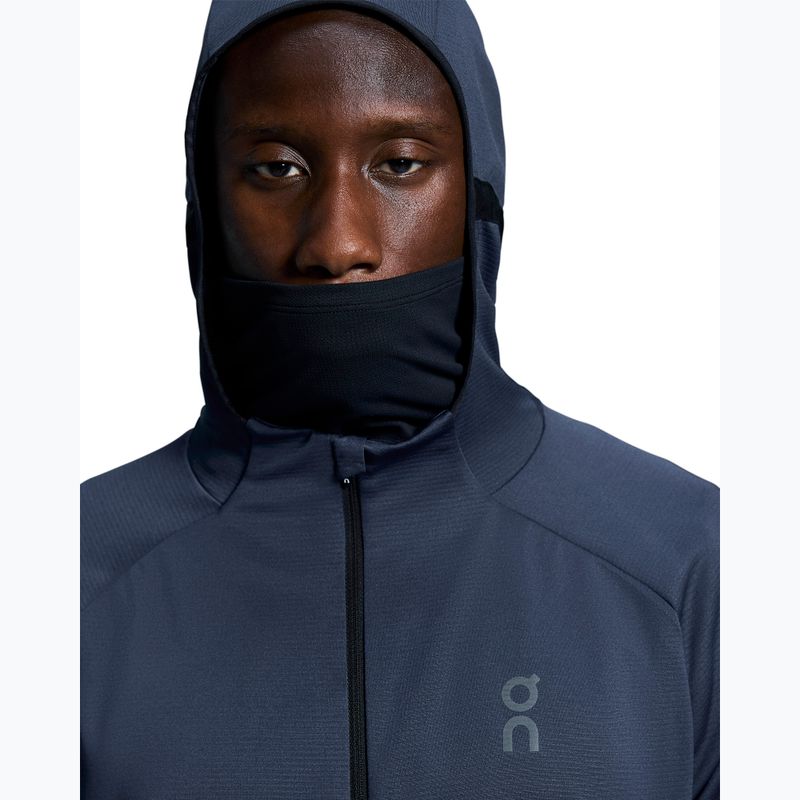 Bluza do biegania męska On Running Climate Zip Hoodie midnight 5