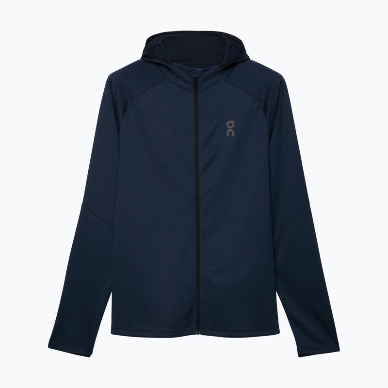 Bluza do biegania męska On Running Climate Zip Hoodie midnight 8