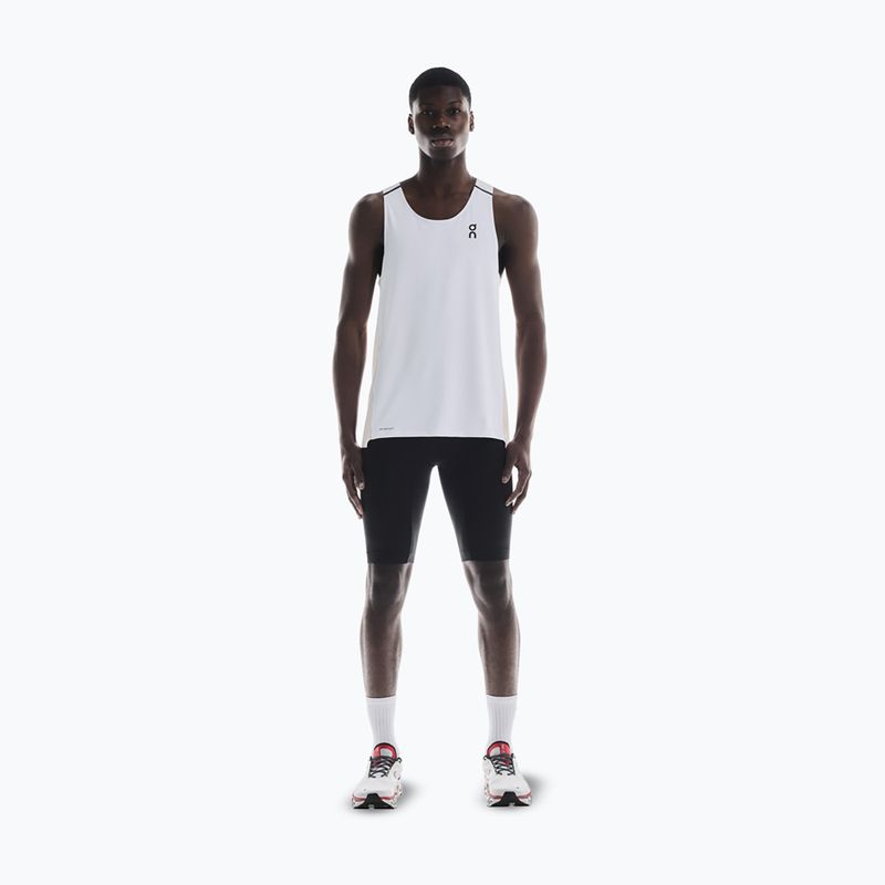 Koszulka do biegania męska On Performance Tank white/silver 2