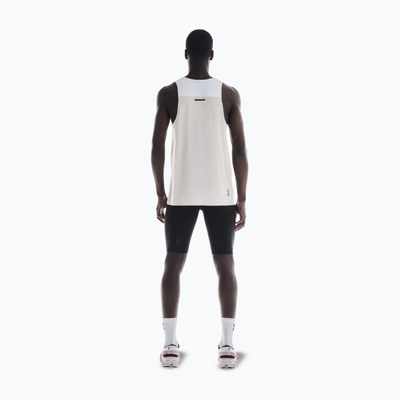 Koszulka do biegania męska On Performance Tank white/silver 3