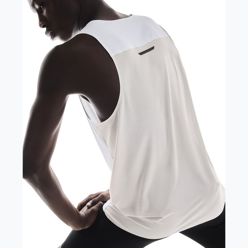 Koszulka do biegania męska On Performance Tank white/silver 5