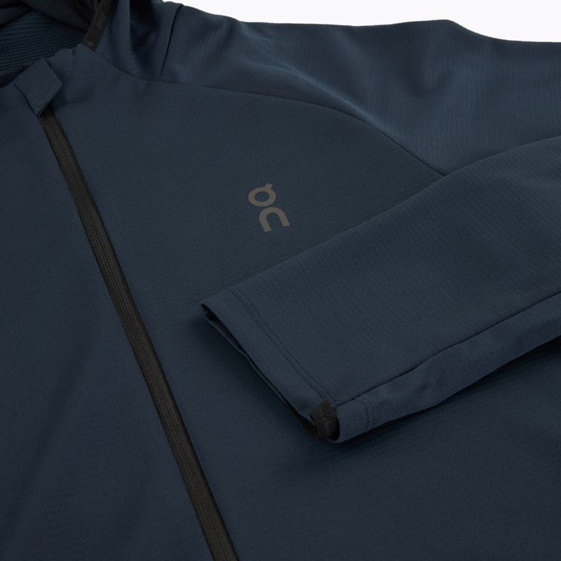 Bluza do biegania damska On Climate Zip Hoodie navy 5