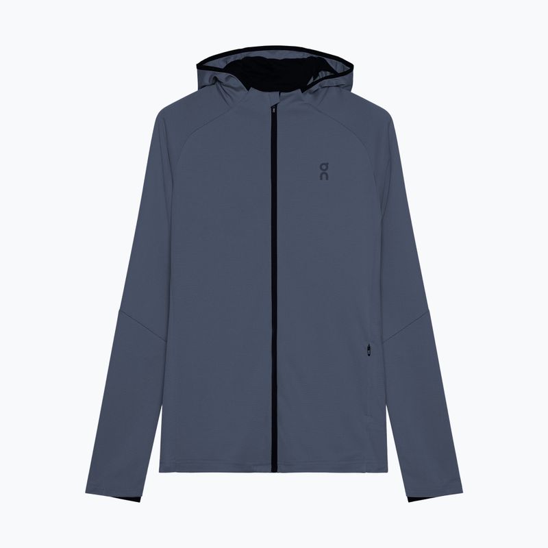 Bluza do biegania damska On Climate Zip Hoodie navy
