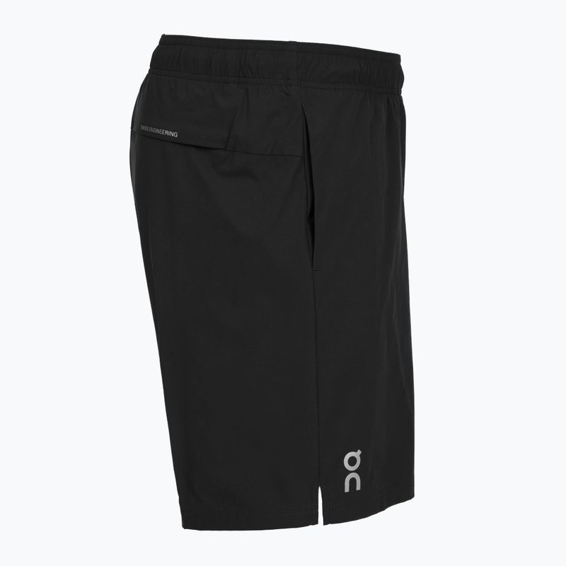 Spodenki do biegania męskie On 7" Core black 3