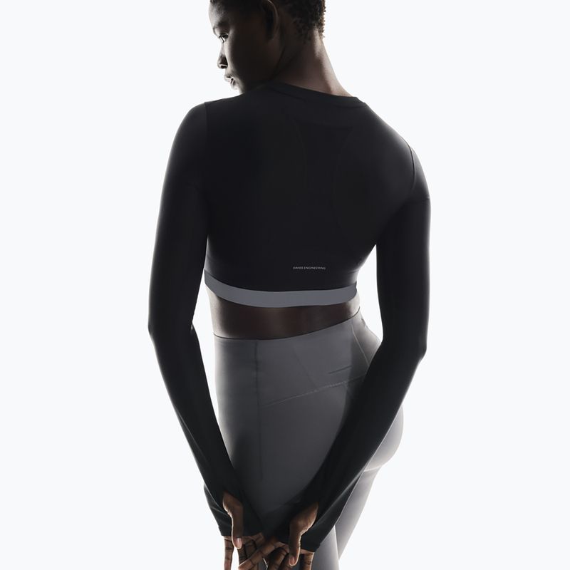 Longsleeve treningowy damski On Train Crop black 5