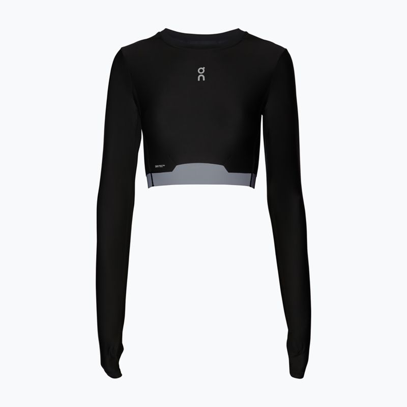 Longsleeve treningowy damski On Train Crop black 8