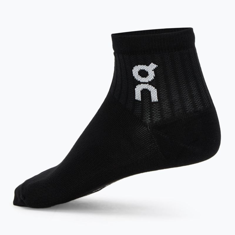 Skarpety On Running Logo Sock Mid 3 pary black 2