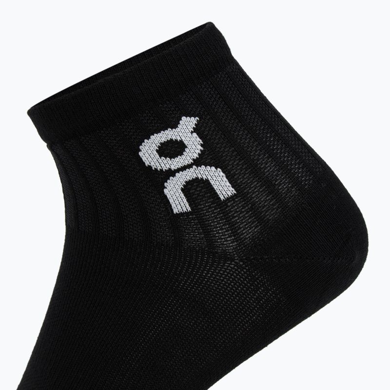 Skarpety On Running Logo Sock Mid 3 pary black 4