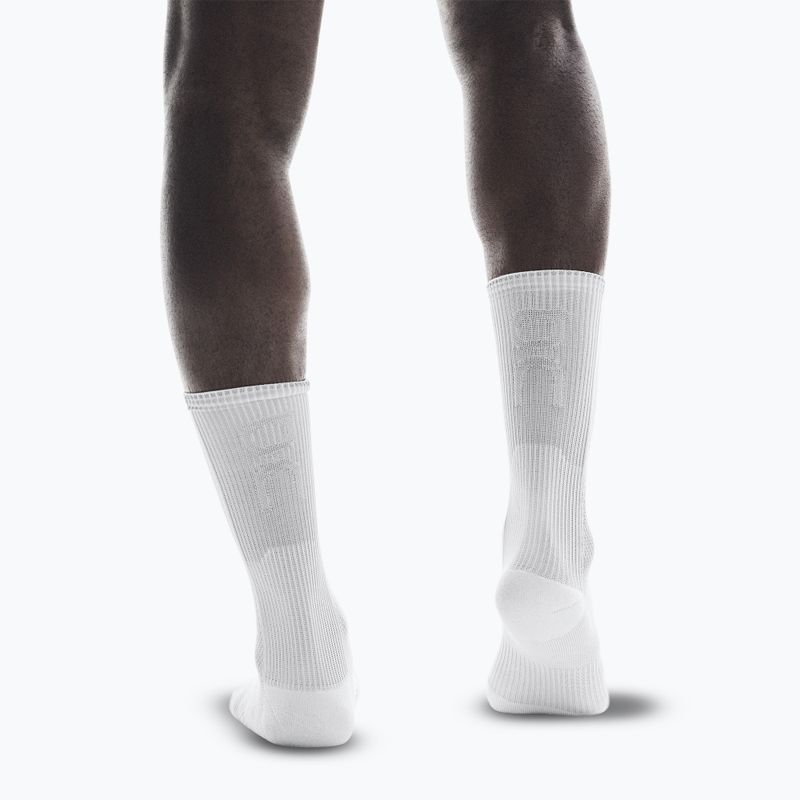 Skarpety On Performance Run High white/glacier 4