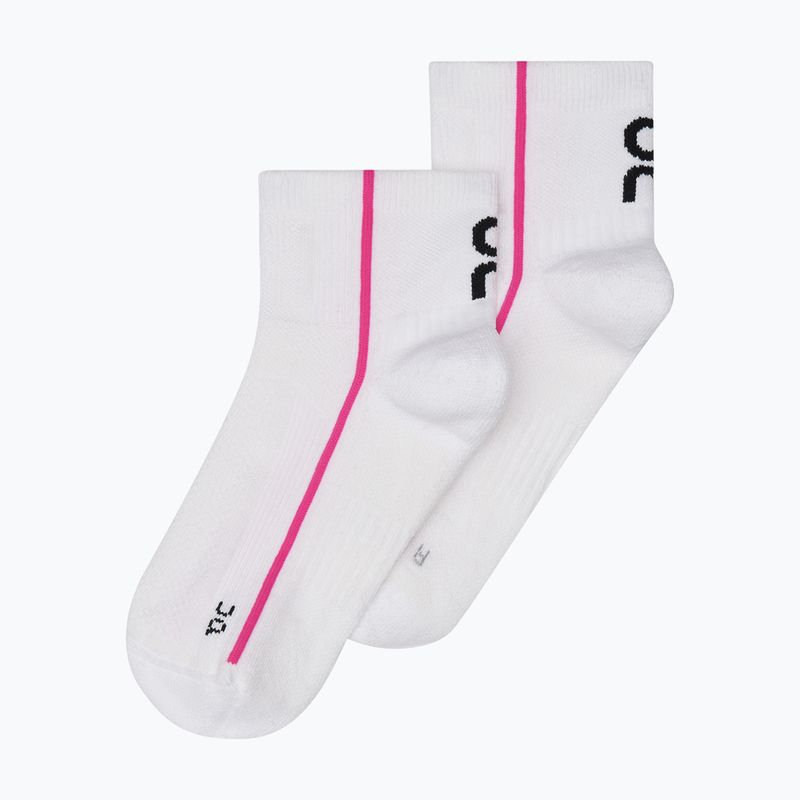 Skarpety On Running Court Mid white/pink