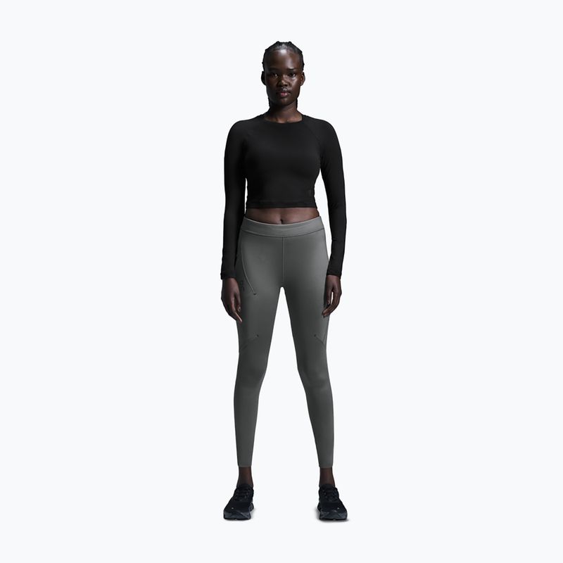 Longsleeve treningowy damski On Studio Long-T Crop black 2