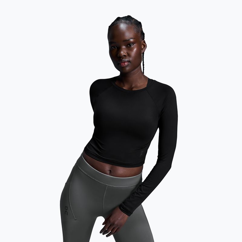 Longsleeve treningowy damski On Studio Long-T Crop black 4