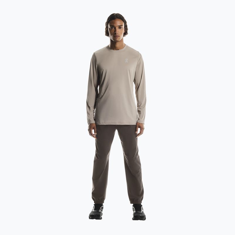 Longsleeve do biegania męski On Core Long-T undyed-white 2