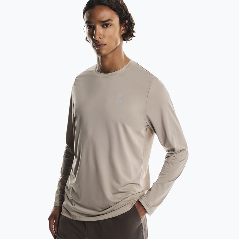 Longsleeve do biegania męski On Core Long-T undyed-white 5