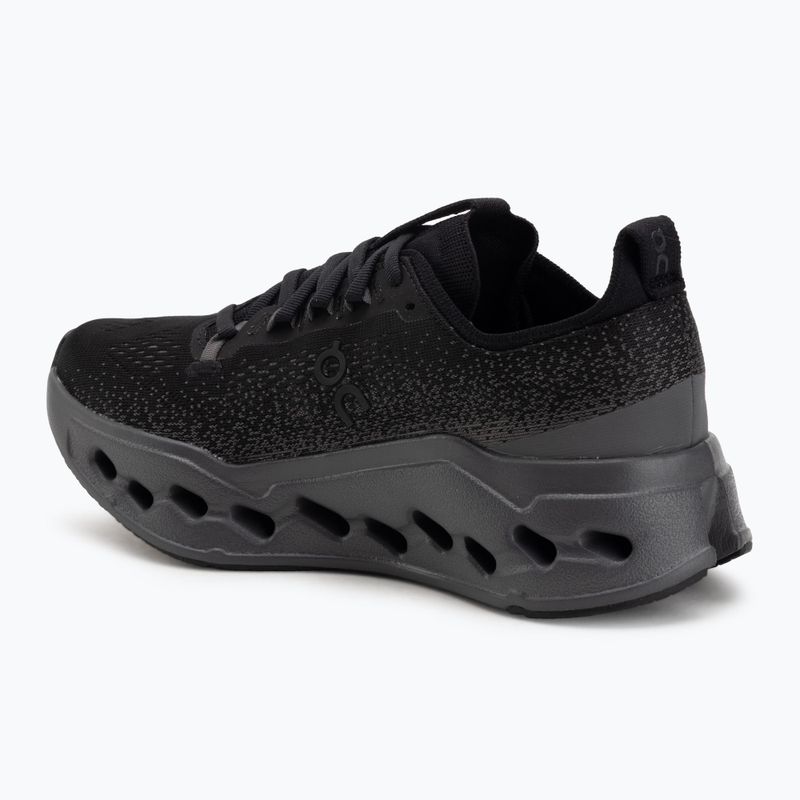 Buty do biegania damskie On Cloudsurfer Max Wide black/eclipse 3