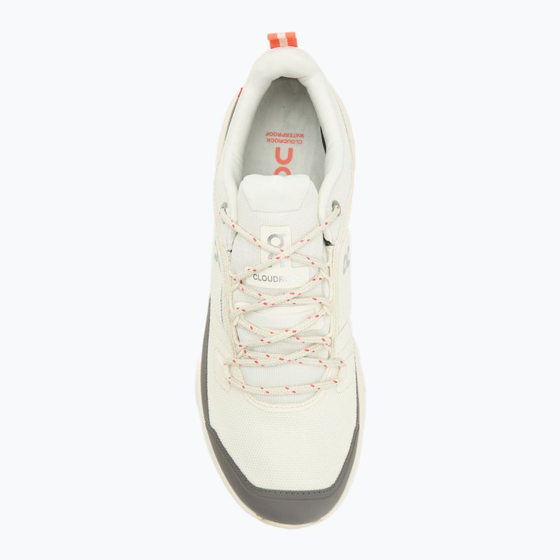 Buty turystyczne męskie On Cloudrock Low Waterproof ivory/ivory 5
