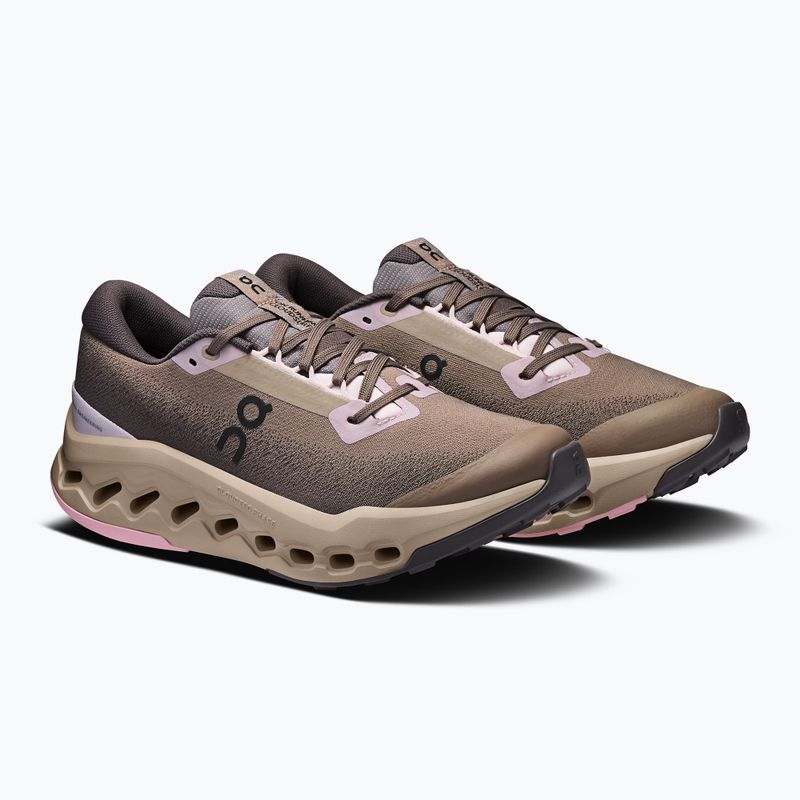 Buty do biegania damskie On Cloudsurfer Trail 2 Waterproof cinder/desert 10