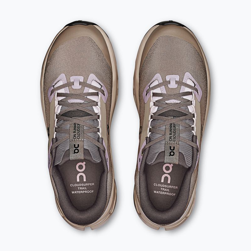 Buty do biegania damskie On Cloudsurfer Trail 2 Waterproof cinder/desert 13