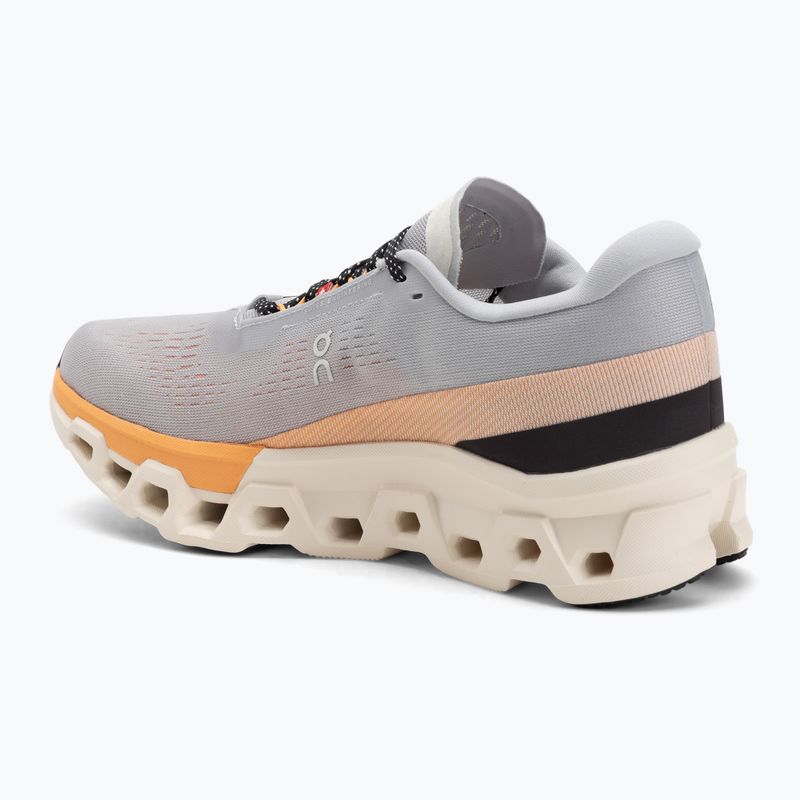 Buty do biegania męskie On Cloudmonster 2 glacier/tangerine 3